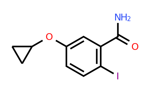 CAS 1243379-75-0 | 5-Cyclopropoxy-2-iodobenzamide
