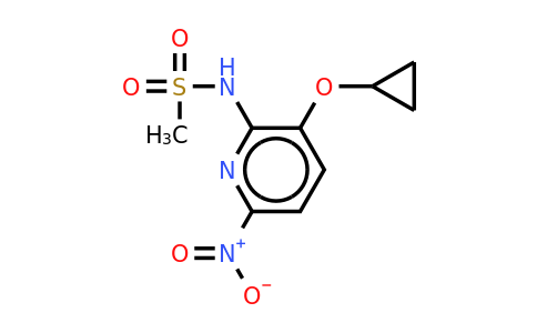 CAS 1243379-77-2 | N-(3-cyclopropoxy-6-nitropyridin-2-YL)methanesulfonamide