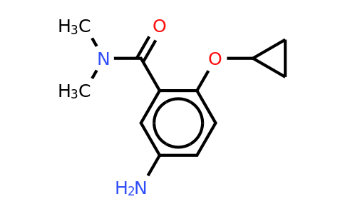 CAS 1243379-78-3 | 5-Amino-2-cyclopropoxy-N,n-dimethylbenzamide