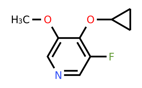 CAS 1243379-80-7 | 4-Cyclopropoxy-3-fluoro-5-methoxypyridine