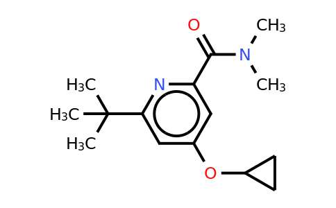 CAS 1243379-82-9 | 6-Tert-butyl-4-cyclopropoxy-N,n-dimethylpicolinamide