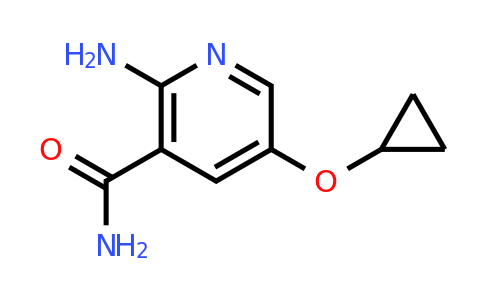 CAS 1243379-83-0 | 2-Amino-5-cyclopropoxynicotinamide