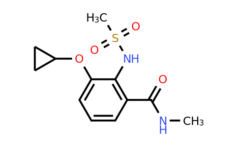CAS 1243379-86-3 | 3-Cyclopropoxy-N-methyl-2-(methylsulfonamido)benzamide