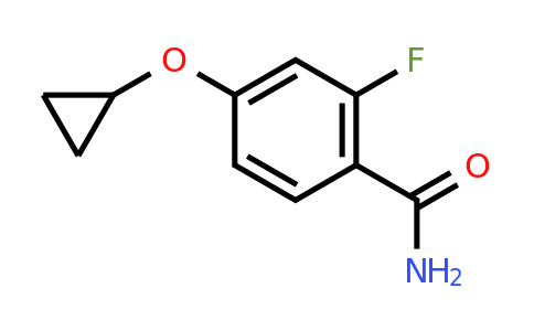 CAS 1243379-91-0 | 4-Cyclopropoxy-2-fluorobenzamide