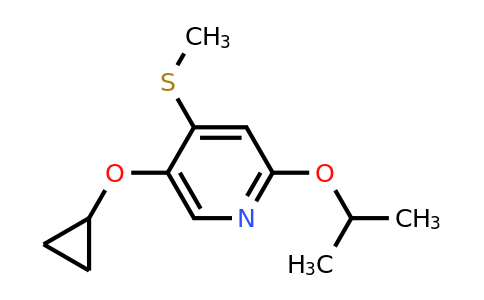 CAS 1243379-94-3 | 5-Cyclopropoxy-2-isopropoxy-4-(methylthio)pyridine