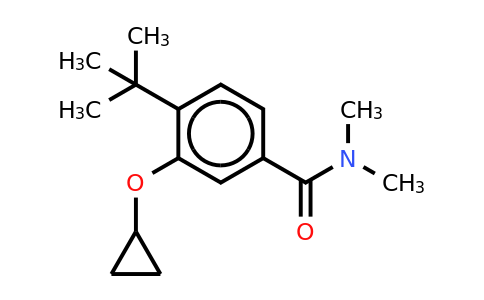 CAS 1243379-95-4 | 4-Tert-butyl-3-cyclopropoxy-N,n-dimethylbenzamide