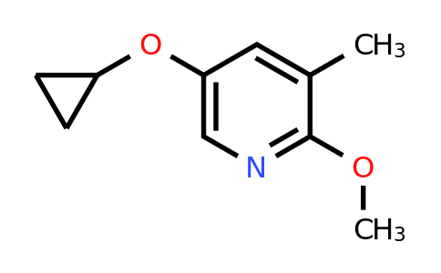 CAS 1243380-01-9 | 5-Cyclopropoxy-2-methoxy-3-methylpyridine