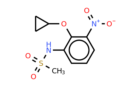 CAS 1243380-03-1 | N-(2-cyclopropoxy-3-nitrophenyl)methanesulfonamide