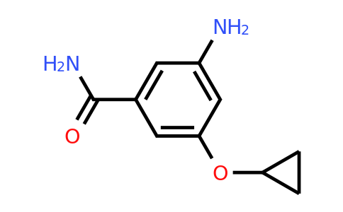 CAS 1243380-05-3 | 3-Amino-5-cyclopropoxybenzamide