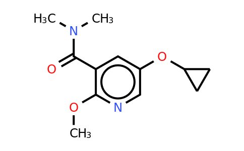 CAS 1243380-08-6 | 5-Cyclopropoxy-2-methoxy-N,n-dimethylnicotinamide