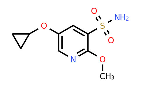 CAS 1243380-19-9 | 5-Cyclopropoxy-2-methoxypyridine-3-sulfonamide