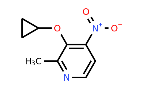 CAS 1243380-21-3 | 3-Cyclopropoxy-2-methyl-4-nitropyridine