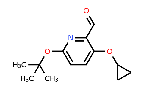 CAS 1243380-22-4 | 6-Tert-butoxy-3-cyclopropoxypicolinaldehyde