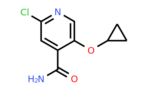 CAS 1243380-23-5 | 2-Chloro-5-cyclopropoxyisonicotinamide