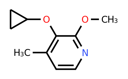CAS 1243380-27-9 | 3-Cyclopropoxy-2-methoxy-4-methylpyridine