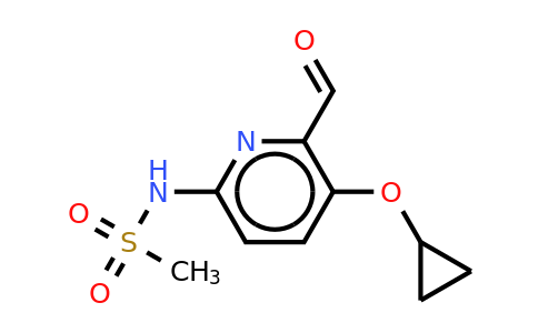 CAS 1243380-34-8 | N-(5-cyclopropoxy-6-formylpyridin-2-YL)methanesulfonamide