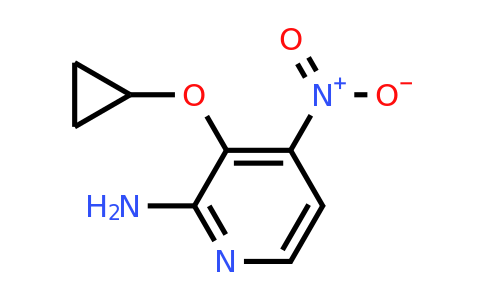 CAS 1243380-35-9 | 3-Cyclopropoxy-4-nitropyridin-2-amine