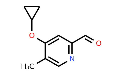 CAS 1243380-48-4 | 4-Cyclopropoxy-5-methylpicolinaldehyde