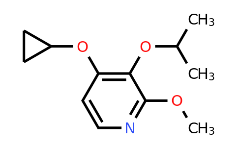 CAS 1243380-52-0 | 4-Cyclopropoxy-3-isopropoxy-2-methoxypyridine