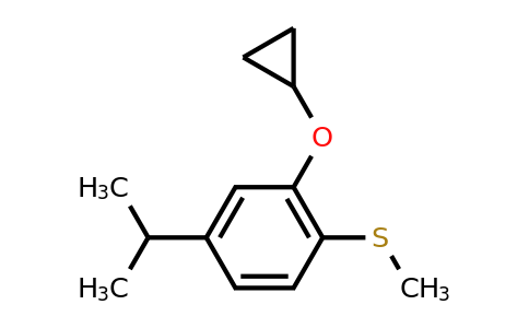 CAS 1243380-55-3 | (2-Cyclopropoxy-4-isopropylphenyl)(methyl)sulfane