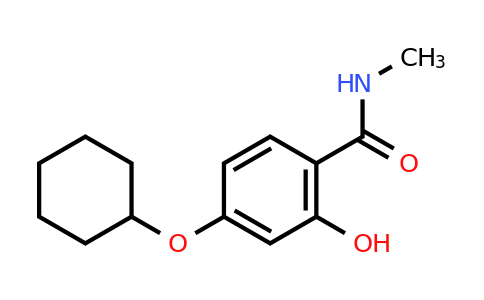 CAS 1243380-57-5 | 4-(Cyclohexyloxy)-2-hydroxy-N-methylbenzamide
