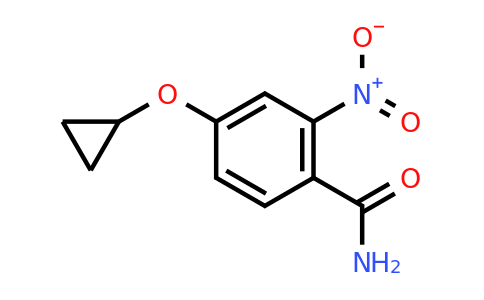 CAS 1243380-58-6 | 4-Cyclopropoxy-2-nitrobenzamide