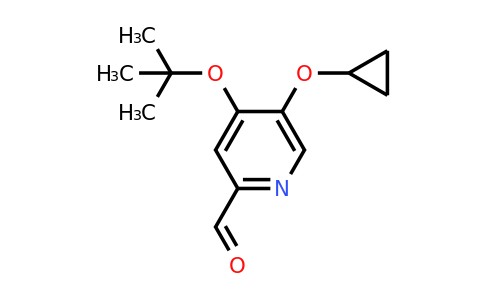 CAS 1243380-61-1 | 4-Tert-butoxy-5-cyclopropoxypicolinaldehyde