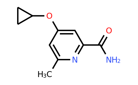 CAS 1243380-70-2 | 4-Cyclopropoxy-6-methylpicolinamide