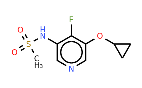 CAS 1243380-71-3 | N-(5-cyclopropoxy-4-fluoropyridin-3-YL)methanesulfonamide