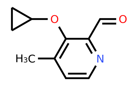 CAS 1243380-74-6 | 3-Cyclopropoxy-4-methylpicolinaldehyde
