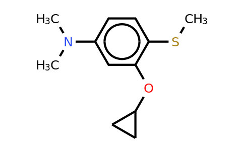 CAS 1243380-75-7 | 3-Cyclopropoxy-N,n-dimethyl-4-(methylthio)aniline