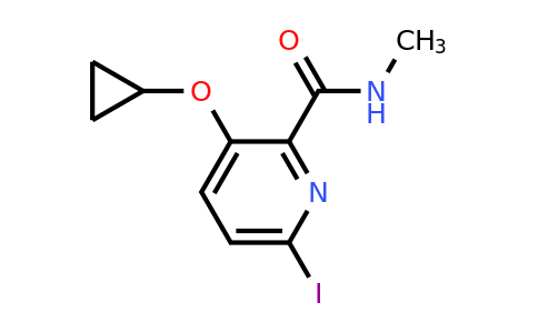 CAS 1243380-80-4 | 3-Cyclopropoxy-6-iodo-N-methylpicolinamide