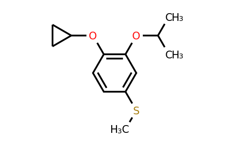 CAS 1243380-84-8 | (4-Cyclopropoxy-3-isopropoxyphenyl)(methyl)sulfane