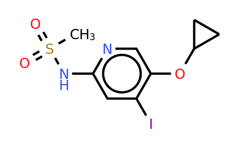 CAS 1243380-85-9 | N-(5-cyclopropoxy-4-iodopyridin-2-YL)methanesulfonamide