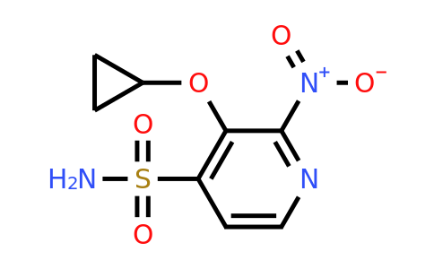 CAS 1243380-87-1 | 3-Cyclopropoxy-2-nitropyridine-4-sulfonamide