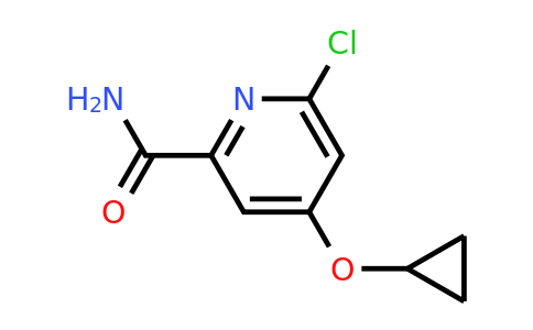 CAS 1243380-89-3 | 6-Chloro-4-cyclopropoxypicolinamide