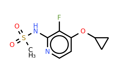 CAS 1243380-91-7 | N-(4-cyclopropoxy-3-fluoropyridin-2-YL)methanesulfonamide