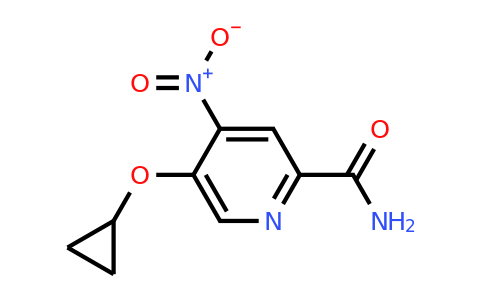 CAS 1243380-93-9 | 5-Cyclopropoxy-4-nitropicolinamide