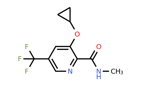 CAS 1243380-94-0 | 3-Cyclopropoxy-N-methyl-5-(trifluoromethyl)picolinamide
