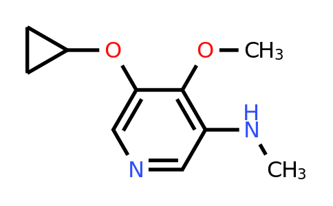 CAS 1243380-95-1 | 5-Cyclopropoxy-4-methoxy-N-methylpyridin-3-amine
