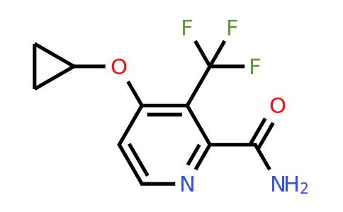 CAS 1243380-98-4 | 4-Cyclopropoxy-3-(trifluoromethyl)picolinamide