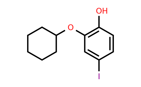 CAS 1243381-04-5 | 2-(Cyclohexyloxy)-4-iodophenol