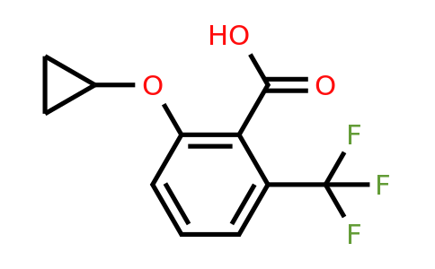 CAS 1243381-07-8 | 2-Cyclopropoxy-6-(trifluoromethyl)benzoic acid