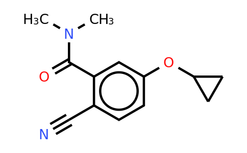 CAS 1243381-08-9 | 2-Cyano-5-cyclopropoxy-N,n-dimethylbenzamide