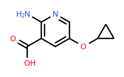 CAS 1243381-15-8 | 2-Amino-5-cyclopropoxynicotinic acid