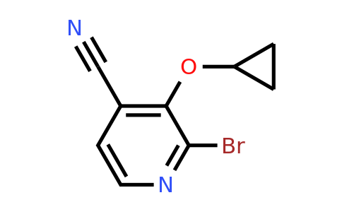 CAS 1243381-17-0 | 2-Bromo-3-cyclopropoxyisonicotinonitrile
