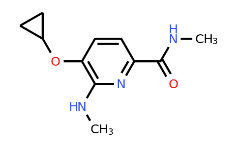 CAS 1243381-18-1 | 5-Cyclopropoxy-N-methyl-6-(methylamino)picolinamide