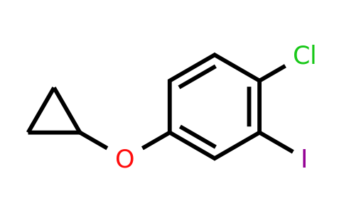 CAS 1243381-20-5 | 1-Chloro-4-cyclopropoxy-2-iodobenzene