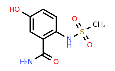 CAS 1243381-21-6 | 5-Hydroxy-2-(methylsulfonamido)benzamide