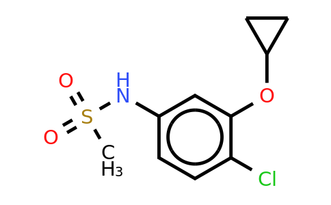 CAS 1243381-24-9 | N-(4-chloro-3-cyclopropoxyphenyl)methanesulfonamide